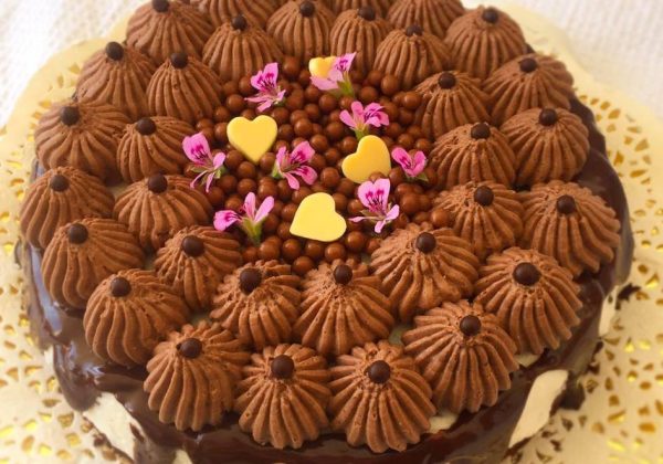 עוגת שוניל – שוקולד וניל